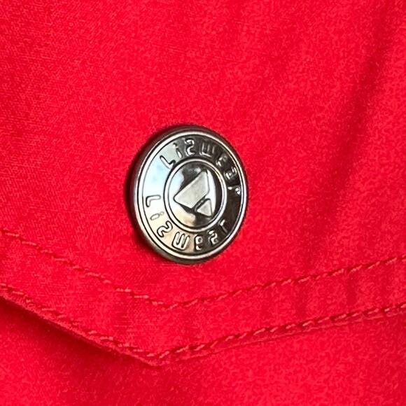 VTG Womens Red Barn Jacket Size Medkium Liz Claiborne Fisherman core Fall - Picture 9 of 11